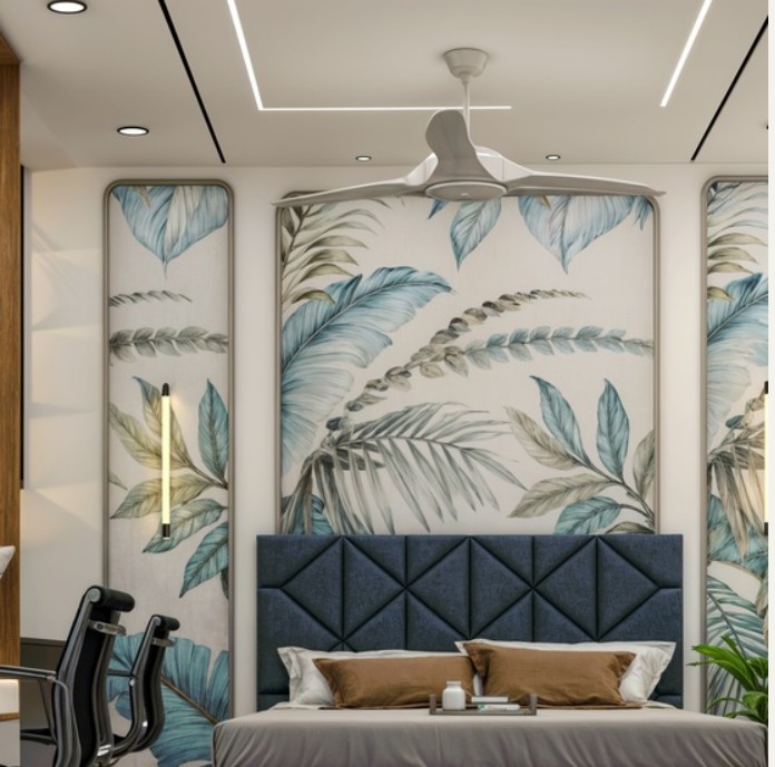 Bedroom + Study interior detail